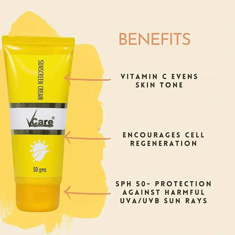 VCare Sunscreen Cream - Distacart