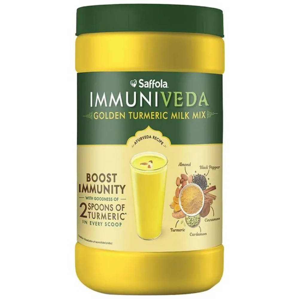 Saffola Immuniveda Golden Turmeric Milk Mix - Distacart