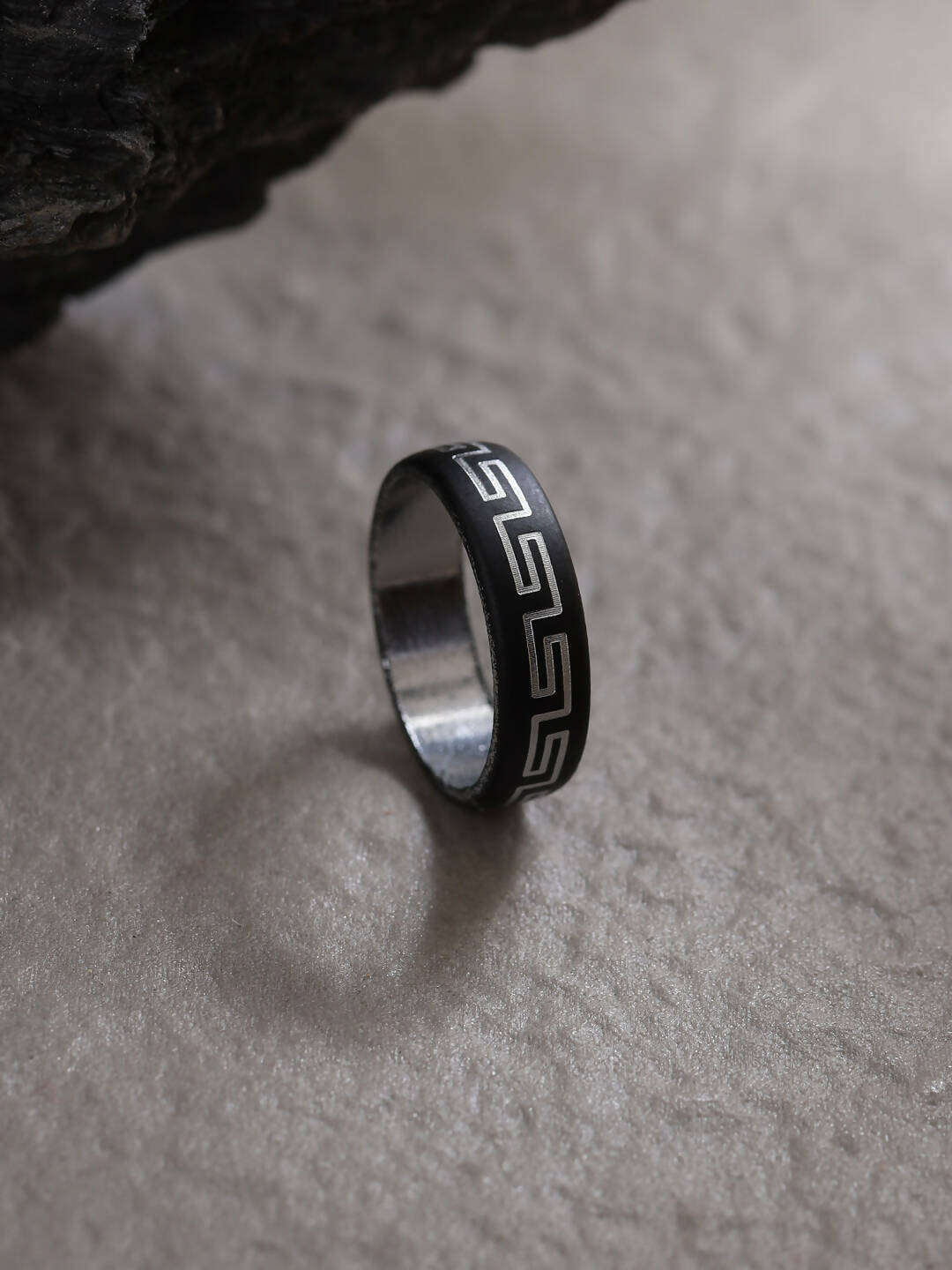 NVR Men's Silver Metal Ring - Distacart