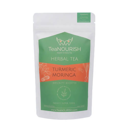 TeaNourish Turmeric Moringa Herbal Tea - Distacart