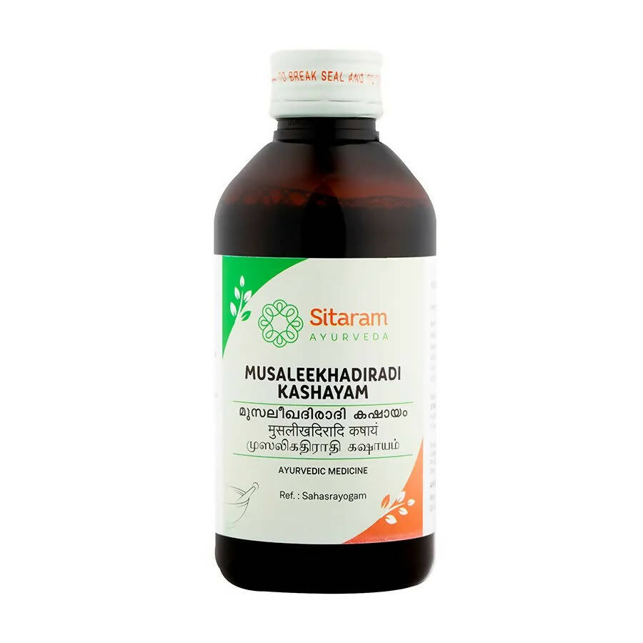 Sitaram Ayurveda Musaleekhadiradi Kashayam - Distacart