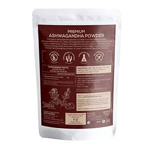 Saptamveda Premium Ashwagandha Powder - back