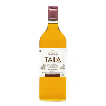 Saptham Taila 100% Wood Pressed Mustard Oil - Distacart