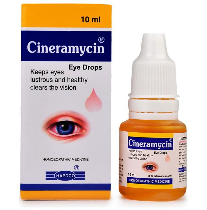 Hapdco Cineramycin Eye Drops - Distacart
