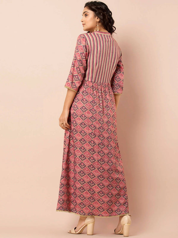 indya maxi dress Buy Indya Orange Printed Maxi Dress Online at Best Price