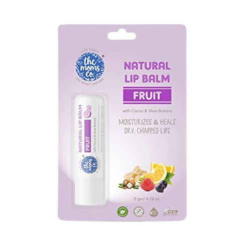 The Moms Co Natural Fruit Lip Balm - Distacart