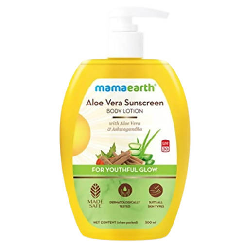 Mamaearth Aloe Vera Sunscreen Body Lotion SPF 30 - Distacart