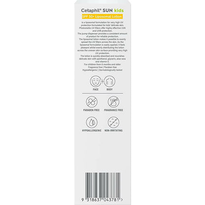 Cetaphil Sun Kids Spf 50+ Lotion - Distacart