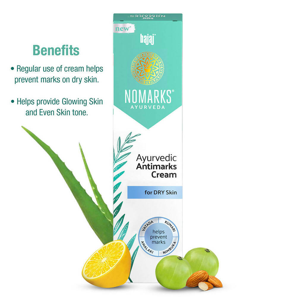 Bajaj Nomarks Ayurvedic Antimarks Cream For Dry Skin - Distacart