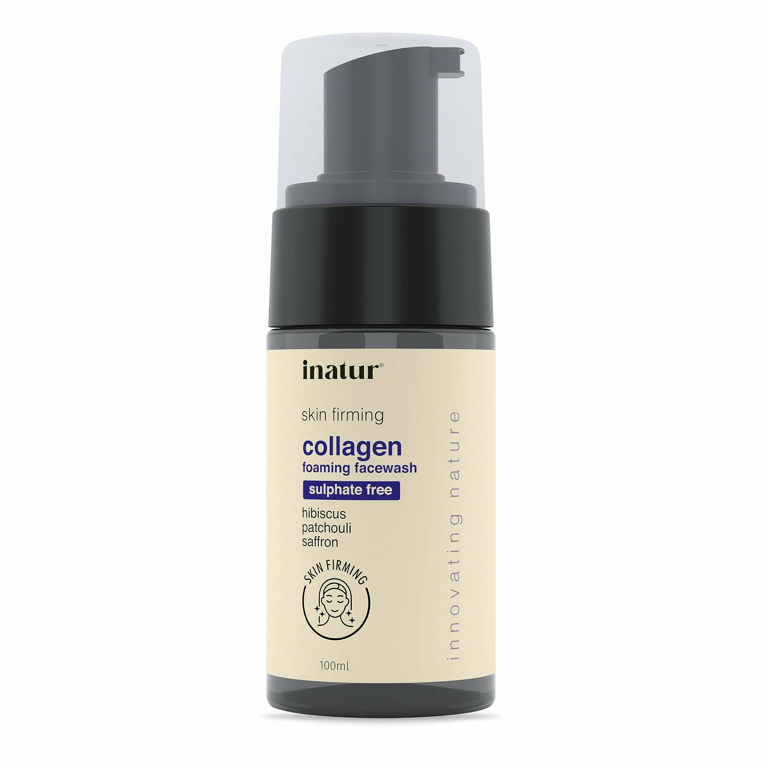 Inatur Collagen Foaming Face Wash - Distacart