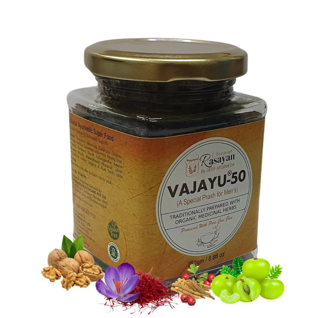 Deep Ayurveda Vjayu 50 Prash For Men's Health - Distacart