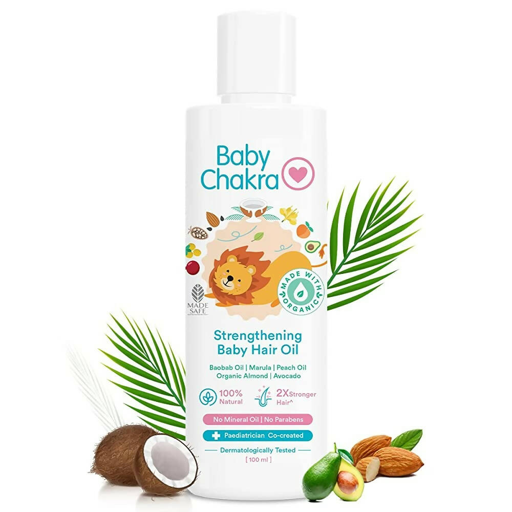 BabyChakra Strengthening Baby Hair Oil - Distacart