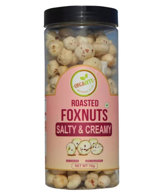 Orgabite Roasted Foxnuts Salty & Creamy