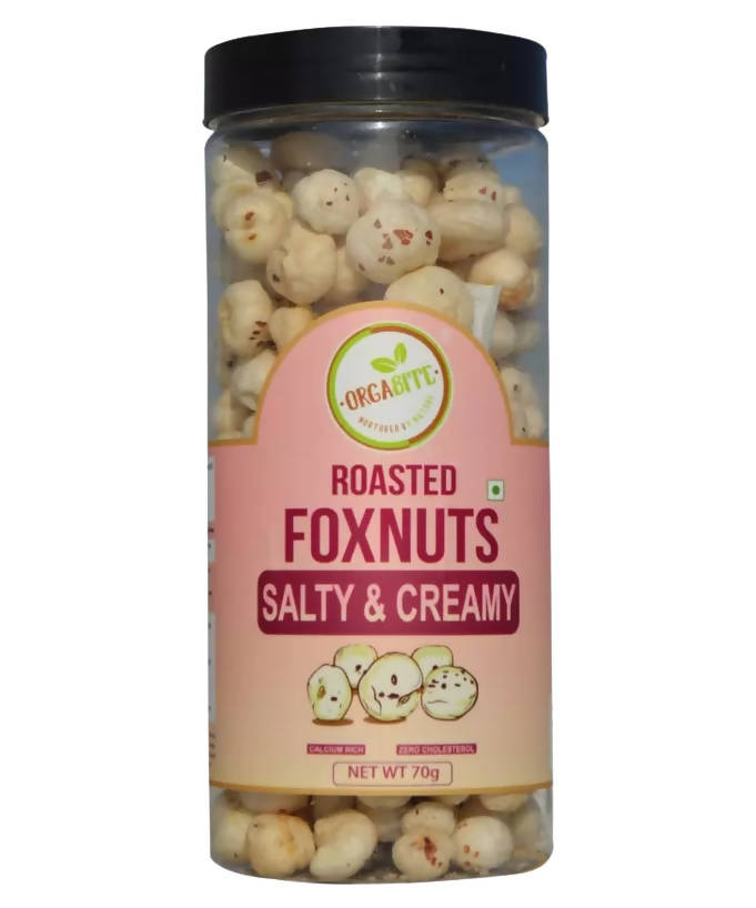 Orgabite Roasted Foxnuts Salty &amp; Creamy