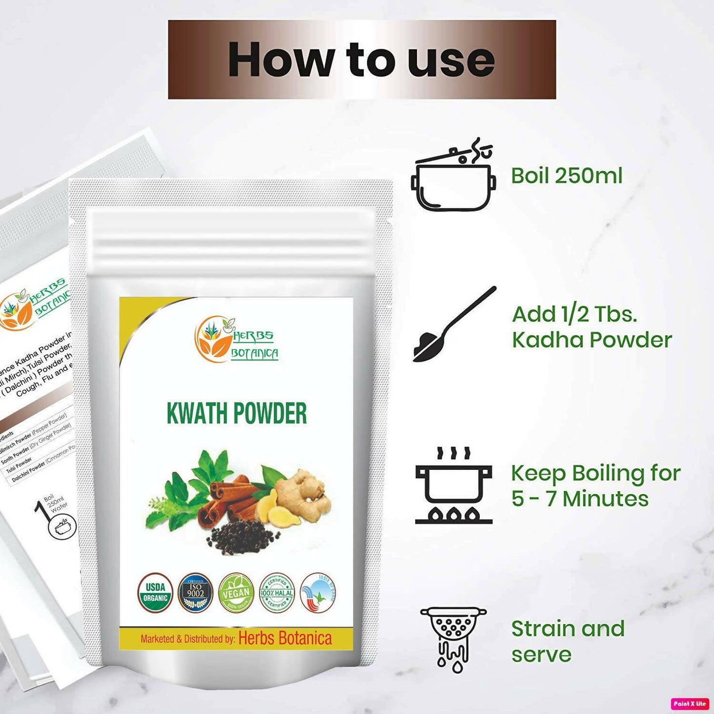Herbs Botanica Kwath Powder - Distacart