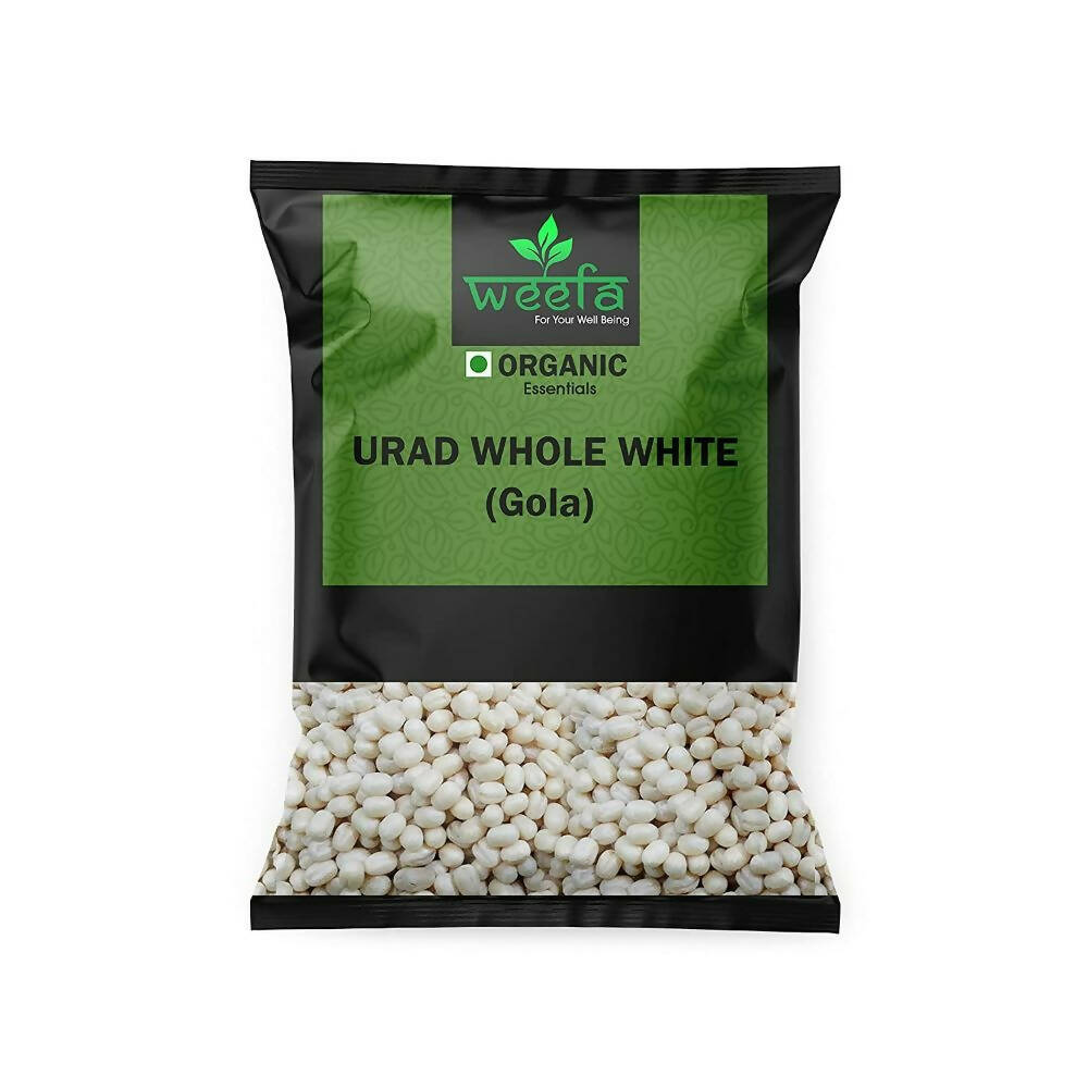 Weefa Organic Urad Whole White (Gola) - Distacart