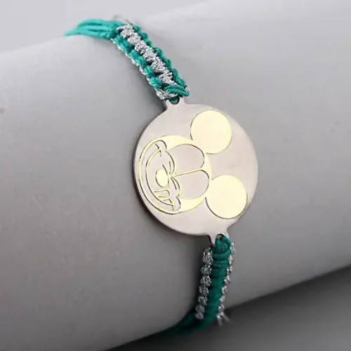 Cute Mickey Metal Rakhi & Five Star Chocolates - Distacart