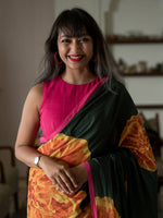 Thumbnail for Suta Multi Color Floral Pure Cotton Saree - Distacart