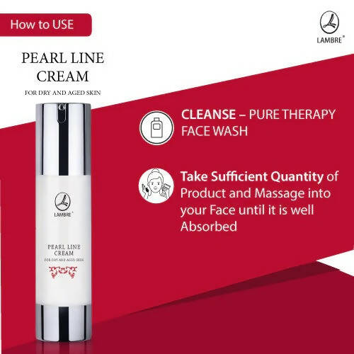 Lambre Pearl Line Cream For Dry & Aged Skin - Distacart