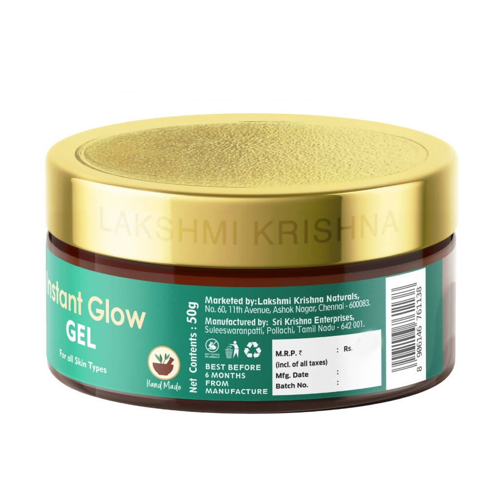Lakshmi Krishna Naturals Instant Glow Gel - Distacart
