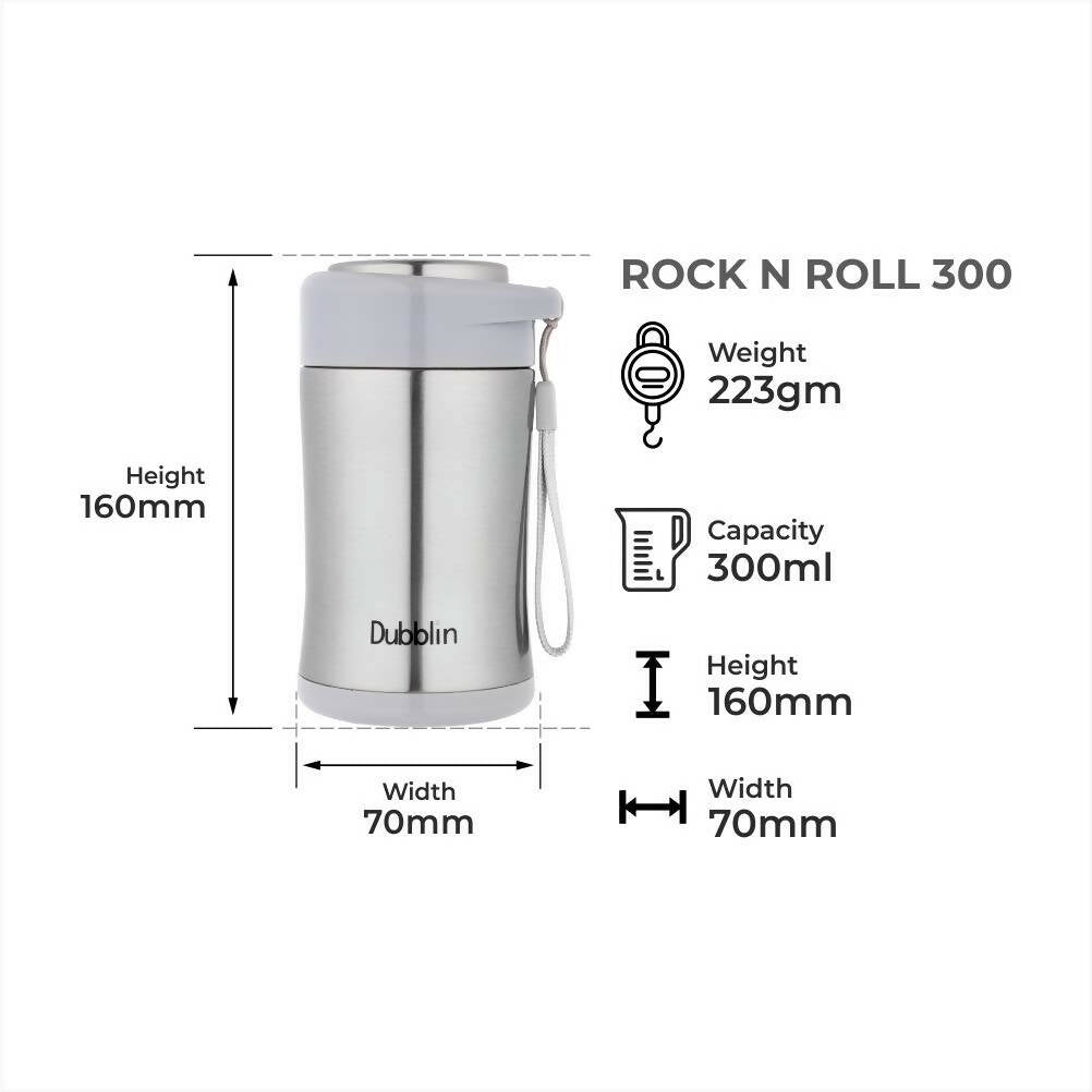 Dubblin Rock N Roll Vacuum Bottle - Distacart