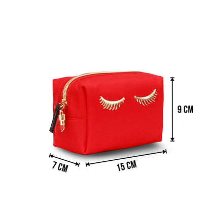 Colorbar Pouch Lips & Lashes (Small Pouch) - Crimson - Distacart