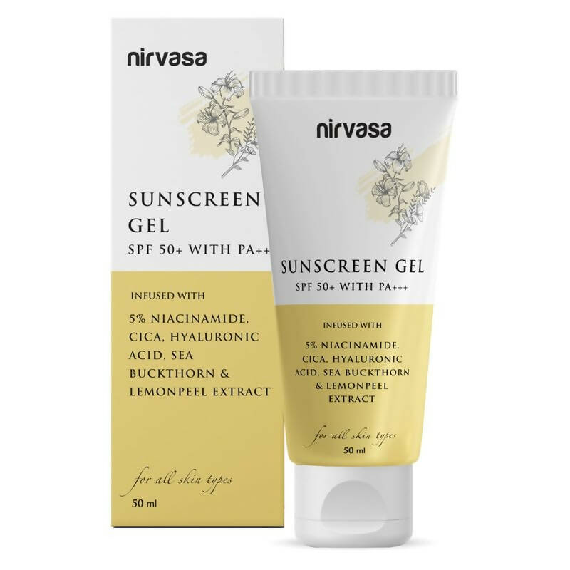 Nirvasa SPF50+ Sunscreen Gel - Distacart