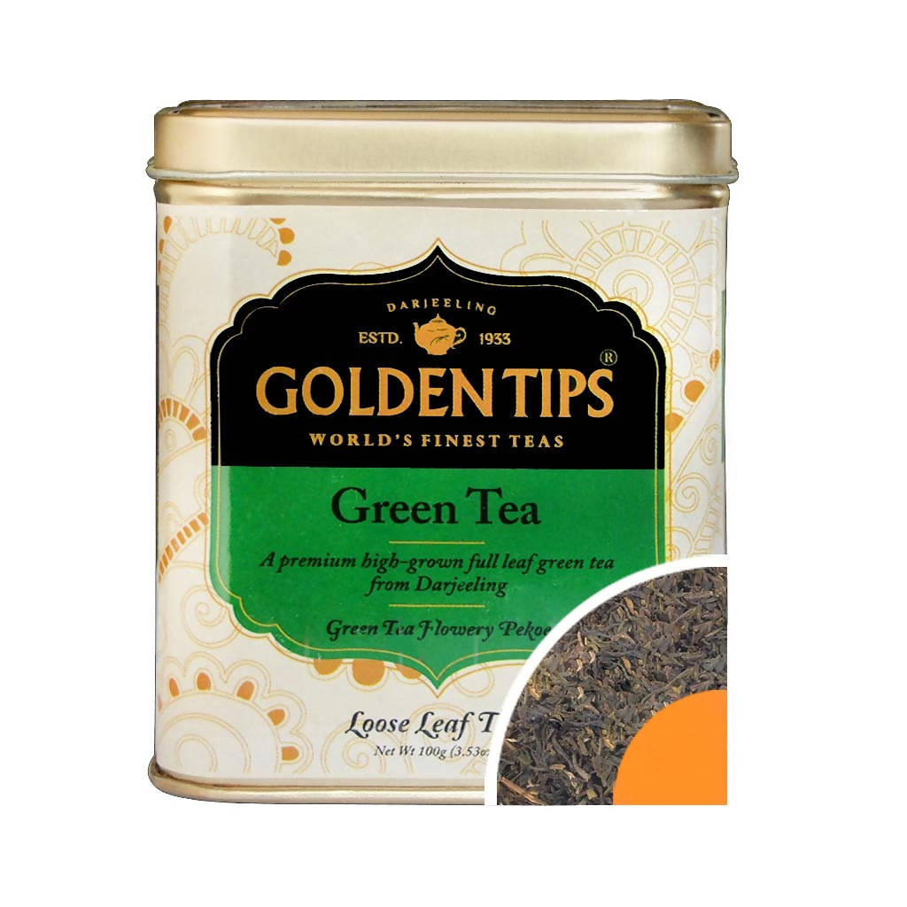 Golden Tips Green Tea - Tin Can - Distacart