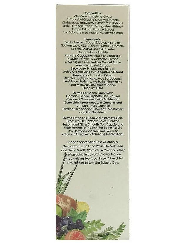 H&H Dermadew Acne Face Wash - Distacart