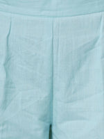 Thumbnail for Women Republic Light Blue Cotton Kurta Set - Distacart