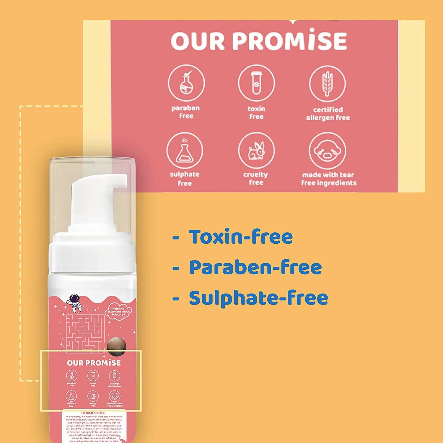 Tiny Mighty Kids Foam Body Wash - Distacart