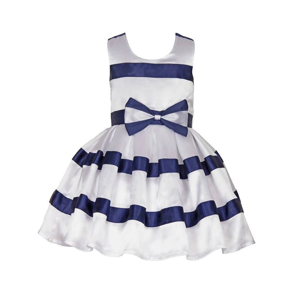 Asmaani Baby Girl's Multi-Color Satin Knee Length Frock (AS-DRESS_22008) - Distacart