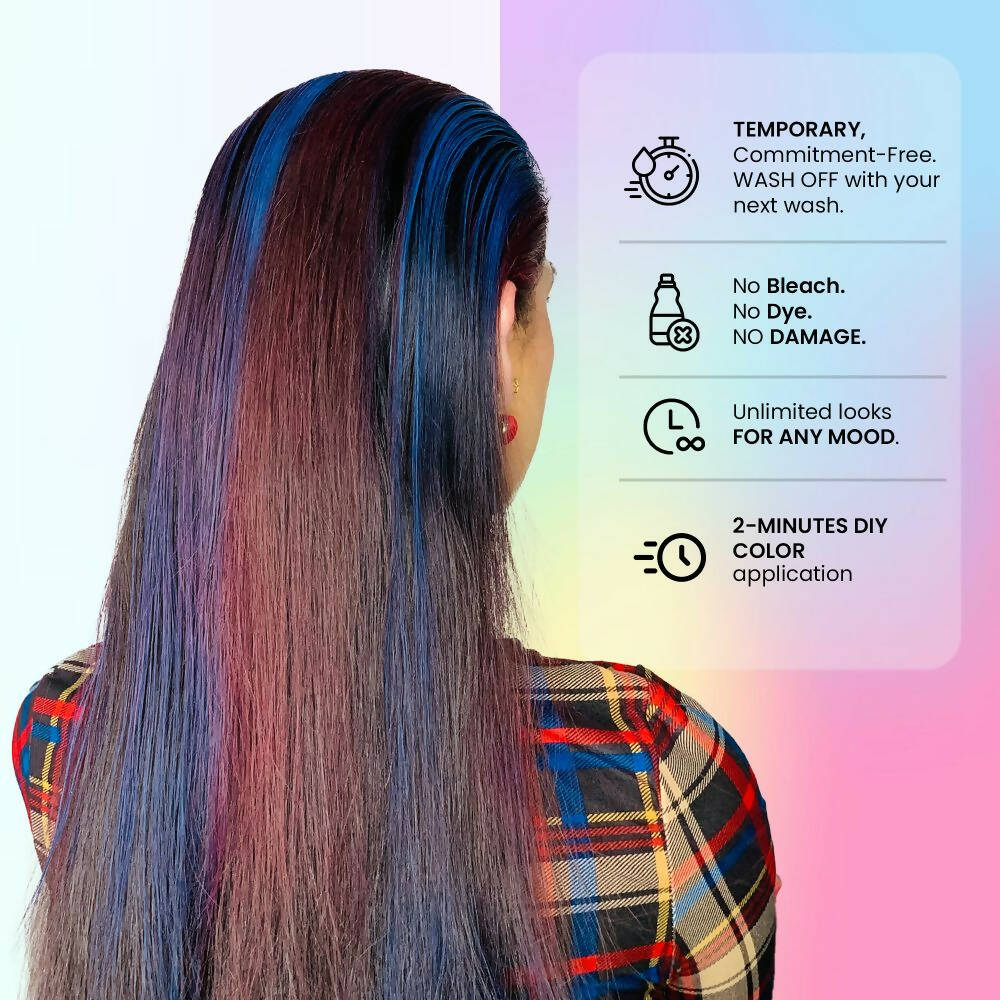 Anveya Colorisma Euphoria Blue - Temporary Hair Color - Distacart