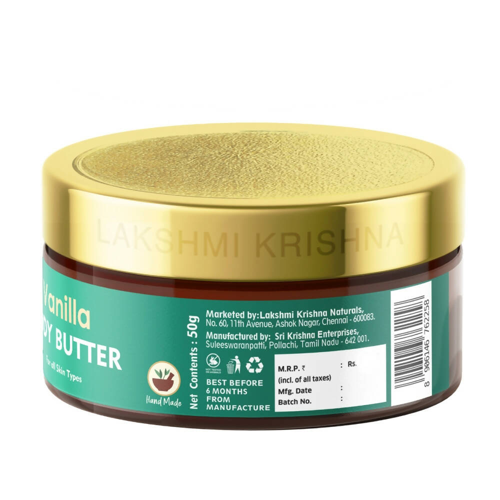 Lakshmi Krishna Naturals Vanilla Body Butter - Distacart