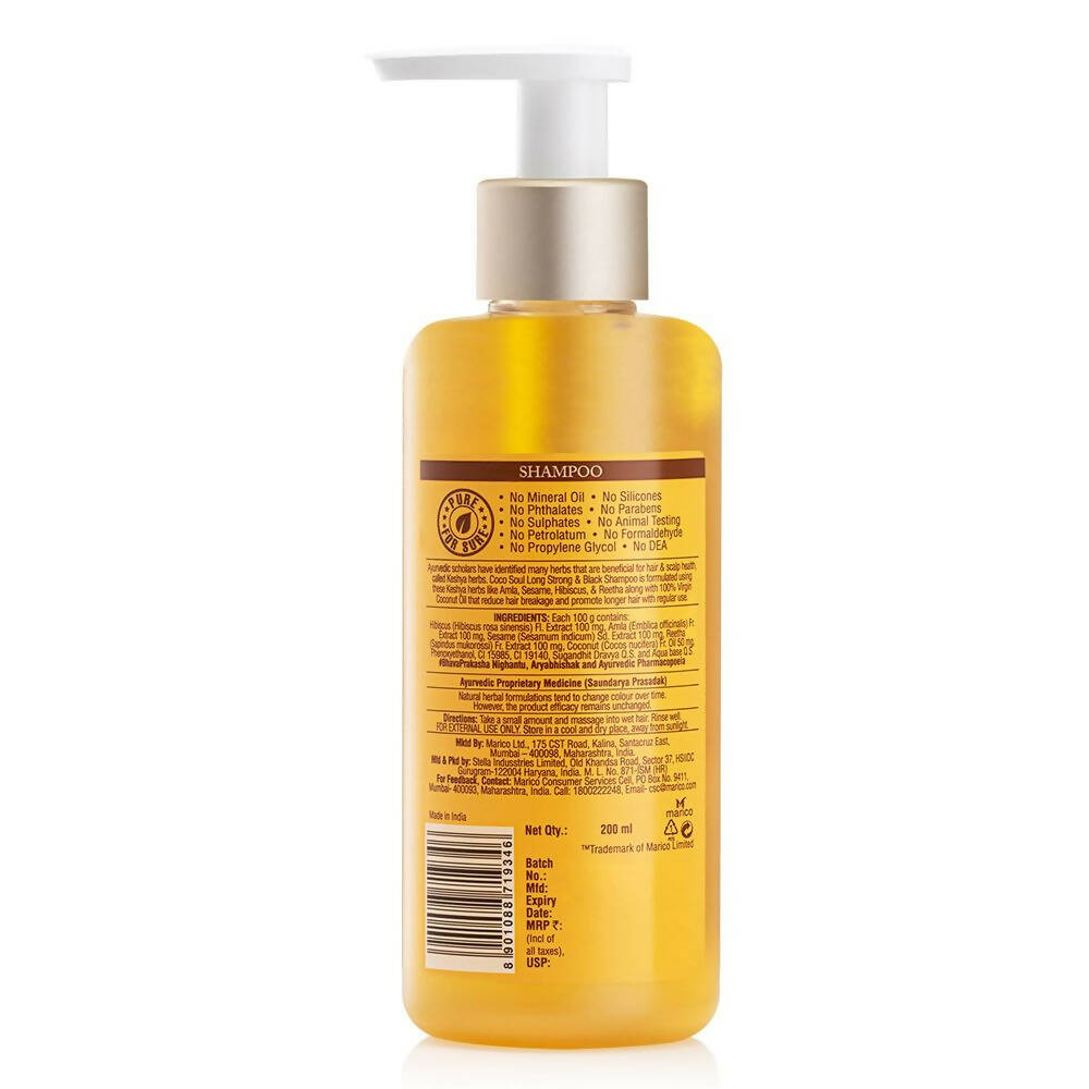 Coco Soul Long, Strong & Black Shampoo - Distacart