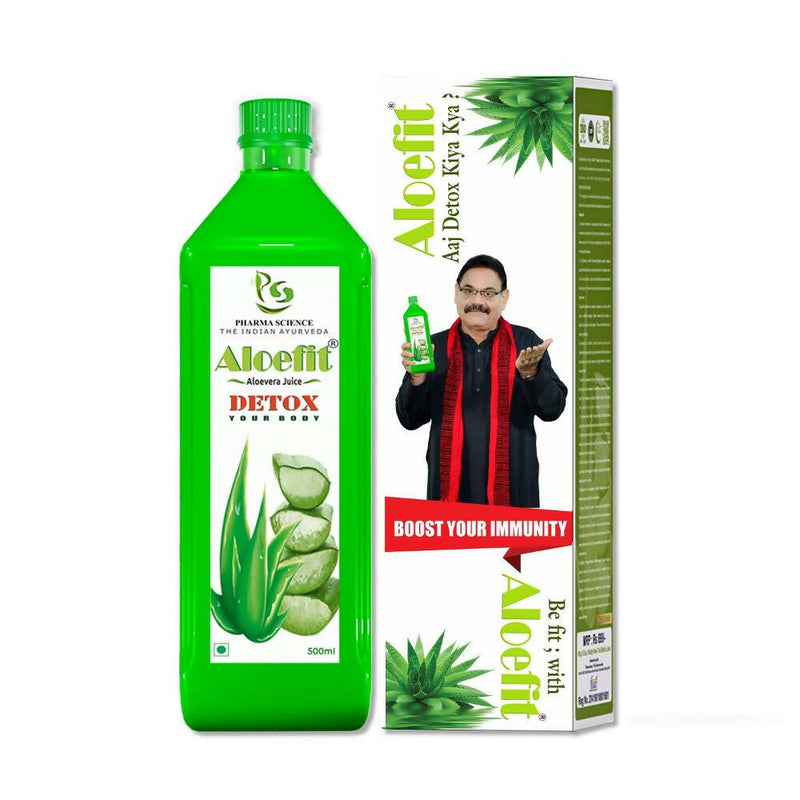 Pharma Science Aloe Vera Juice With Pulp Bottle - Distacart