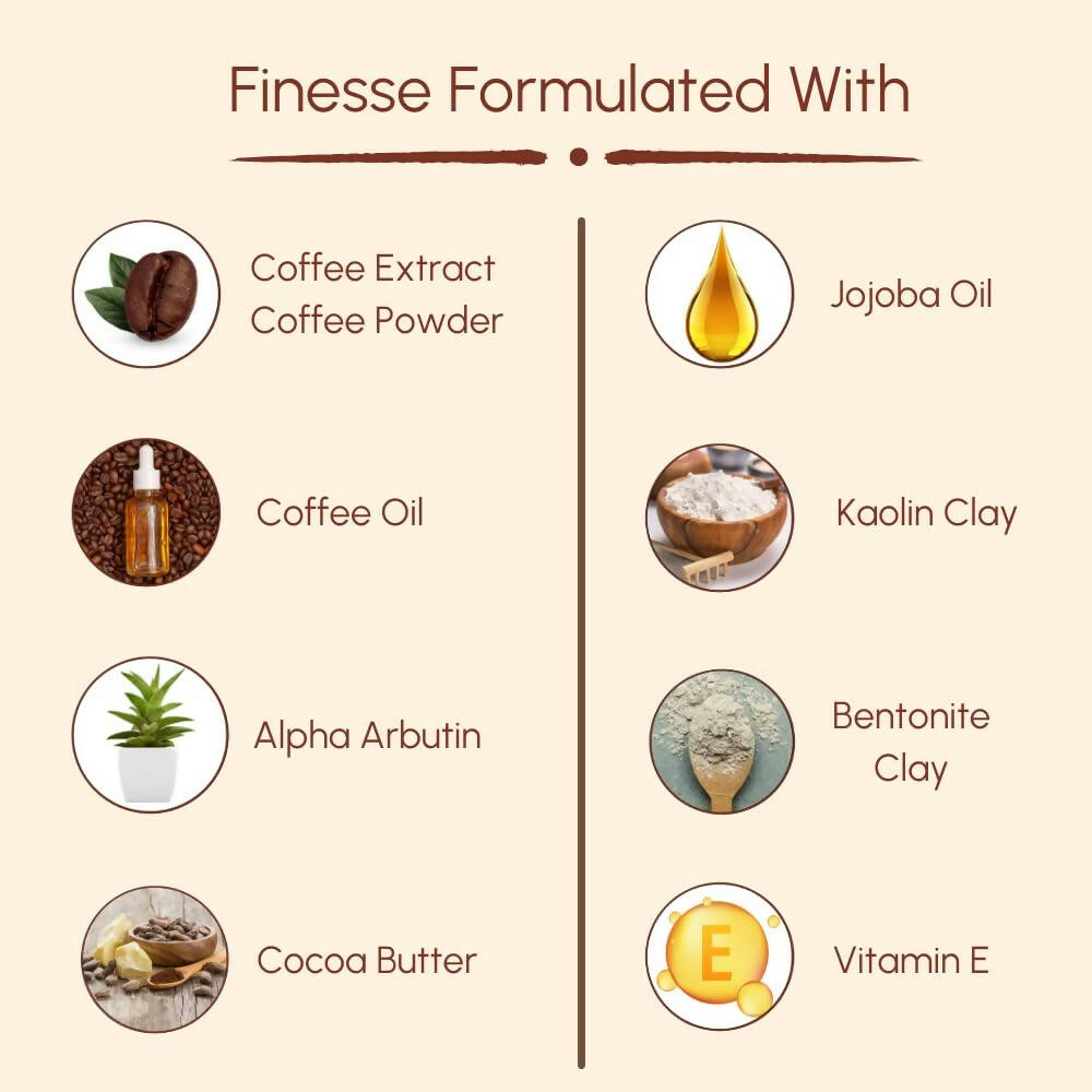Bornfeel Coffee Face Pack With Coffee Extract And Alpha Arbutin - Distacart