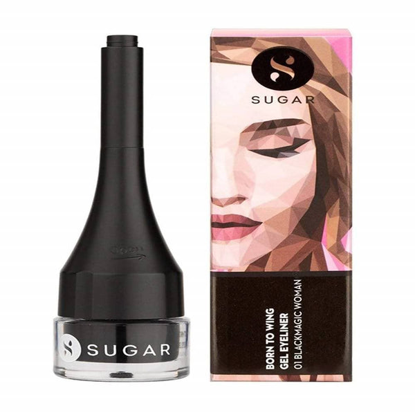 Sugar Born To Wing Gel Eyeliner - Blackmagic Woman (Black) - Distacart
