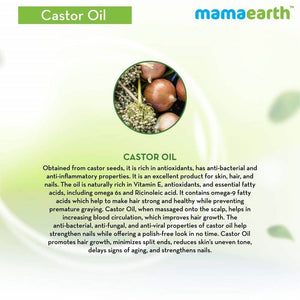 Mamaearth Castor Oil For Skin , Hair and Nails
