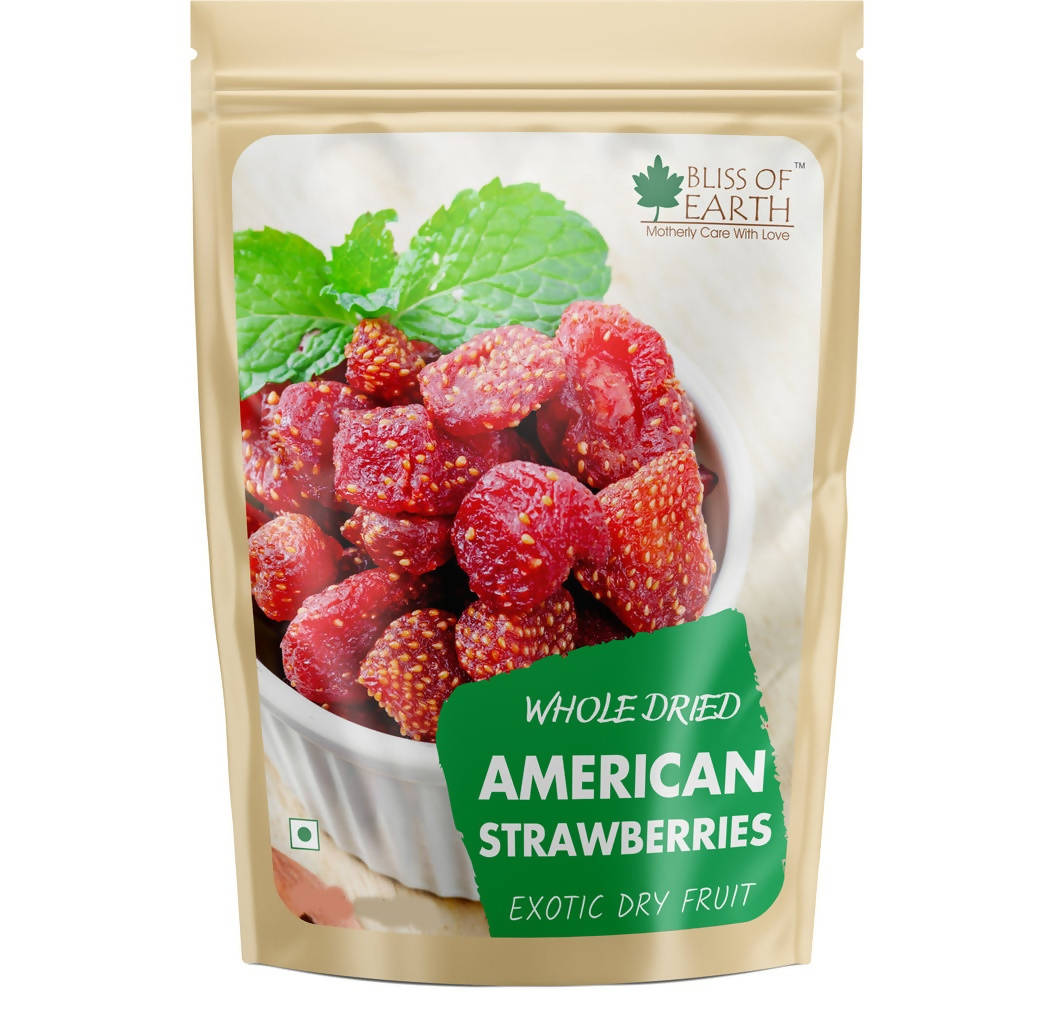 Bliss of Earth Whole Dried American Strawberries - Distacart
