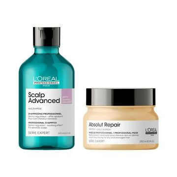 L’Oréal Paris Scalp Advanced Anti Discomfort Shampoo & Absolute Repair Hair Mask - Distacart