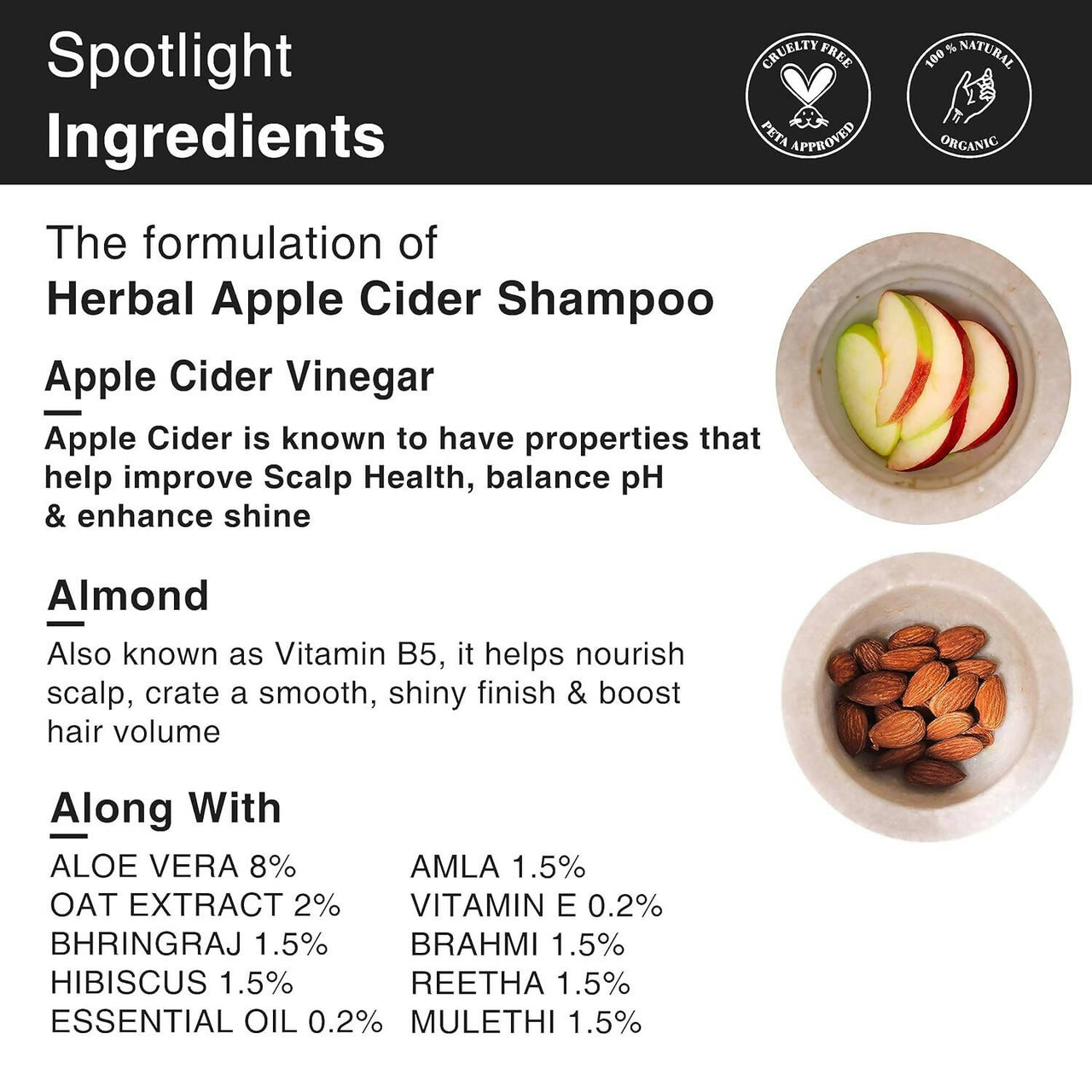 Soulflower Pro Vitamin B5 Apple Cider Vinegar Shampoo - Distacart