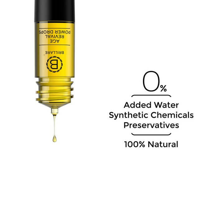 Brillare Age Revival Power Drops Natural Face Serum - Distacart