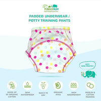 Thumbnail for Kindermum Polka-Stars Set Of 2 Training Pants For Kids - Distacart