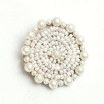 Thumbnail for Mominos Fashion Johar Kamal Off White Handicraft Pearls Necklace with Earrings For Women - Distacart