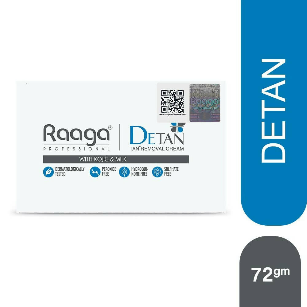 Raaga Professional De-Tan Tan Removal Cream Kojic & Milk - Distacart