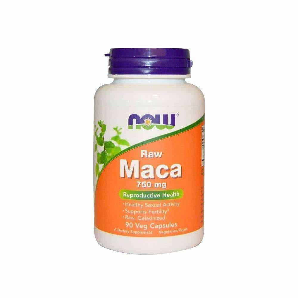 Now Foods Raw Maca 6:1 750mg Capsules - 90 Capsules - Distacart