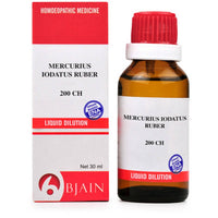Thumbnail for Bjain Homeopathy Mercurius Iodatus Ruber Dilution - Distacart