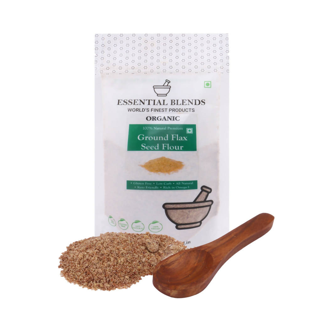 Essential Blends Organic Ground Flax Seed Flour - Distacart