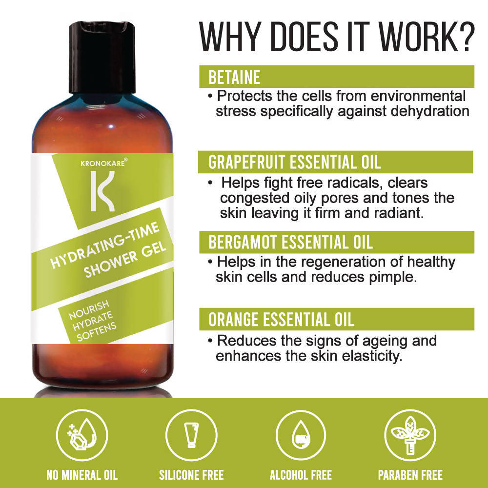 Kronokare Hydrating Time Shower Gel